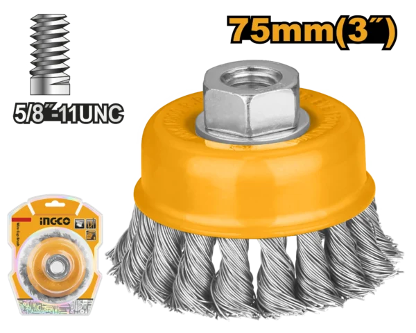 GRATA COPA TRENZADA 3" X 5/8"