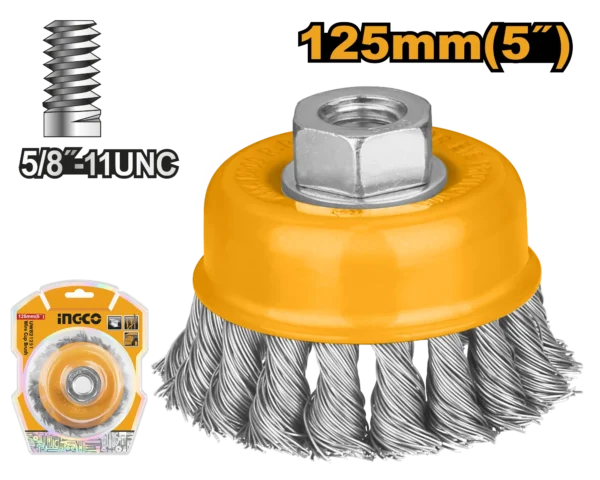 GRATA COPA TRENZADA 5" X 5/8"
