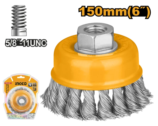 GRATA COPA TRENZADA 6" X 5/8"