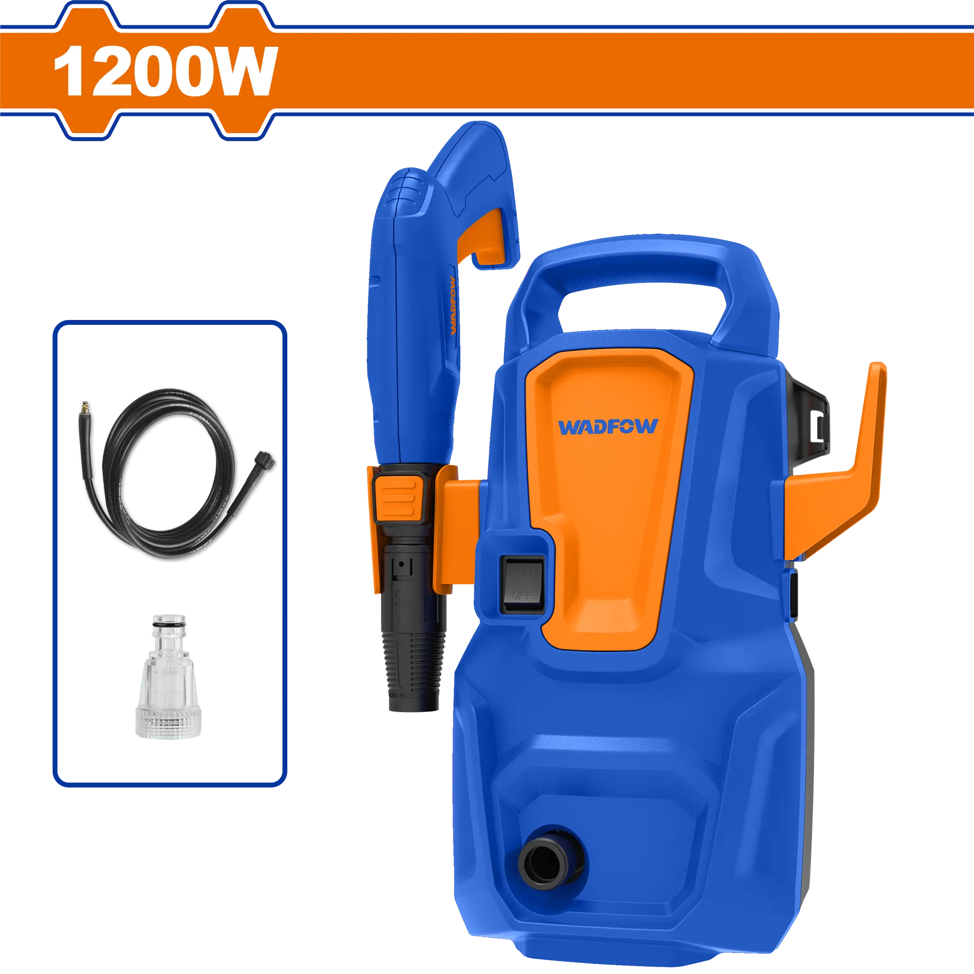 HIDROLAVADORA DE ALTA PRESION 1200W-1305 PSI WADFOW