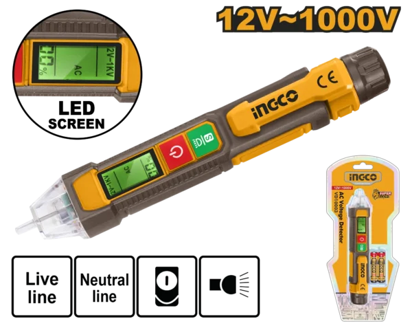 COMPROBADOR VOLTAJE 12V-1000V