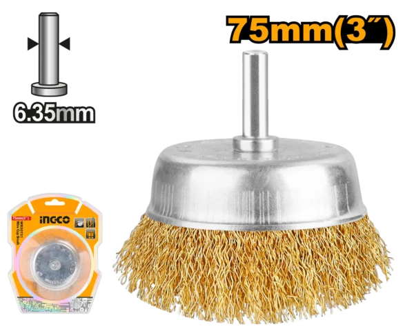 GRATA COPA RIZADA 3"X 1/4"