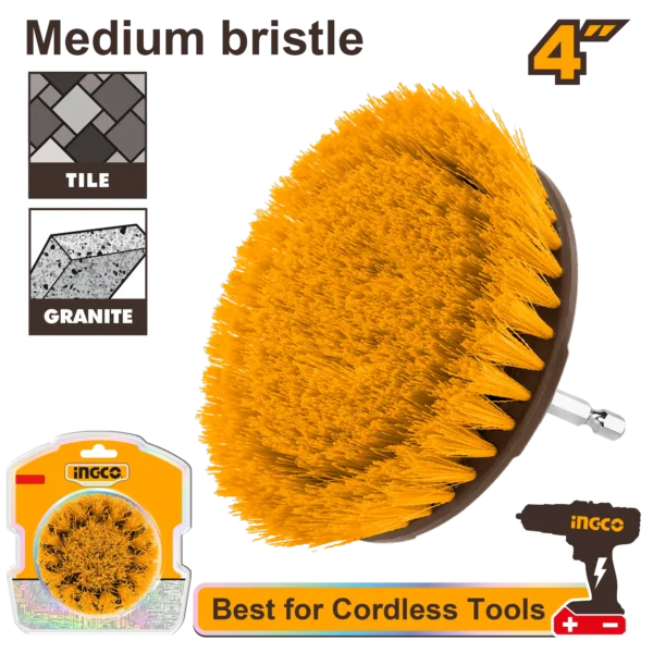 CEPILLO DE CERDAS MEDIANAS 4""