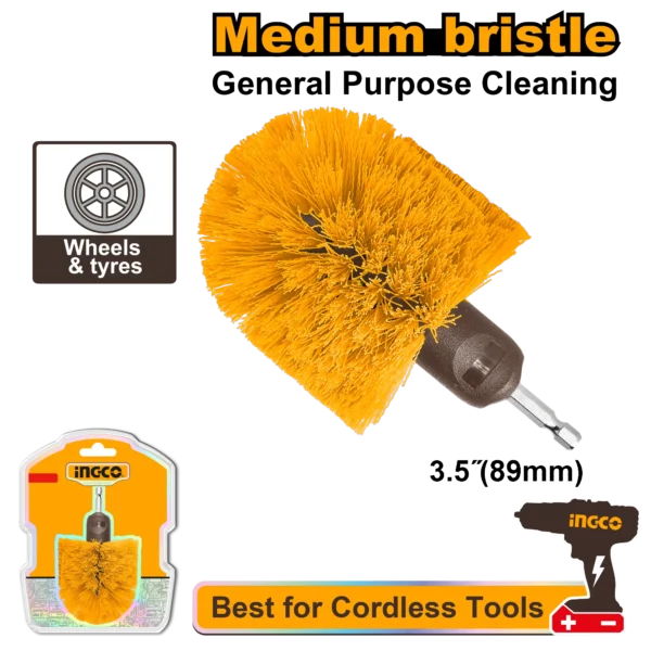 CEPILLO DE CERDAS MEDIANAS 3,5""