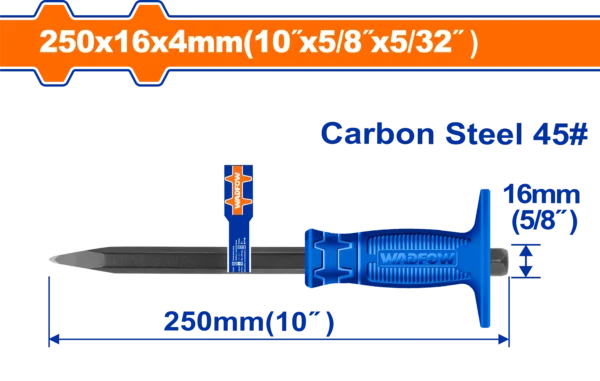 PUNTA PROFESIONAL 4X16X250MM WADFOW