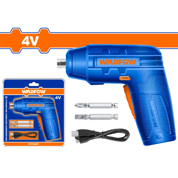 DESTORNILLADOR INALÁMBRICO 4V-1/4"-4NM WADFOW