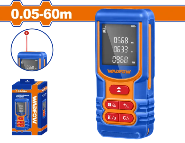 MEDIDOR DE DISTANCIA LASER 60M INDUSTRIAL