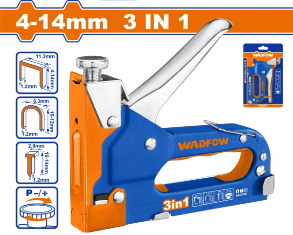 GRAPADORA 4-14MM/10-12 CLAVOS 3 EN 1 WADFOW
