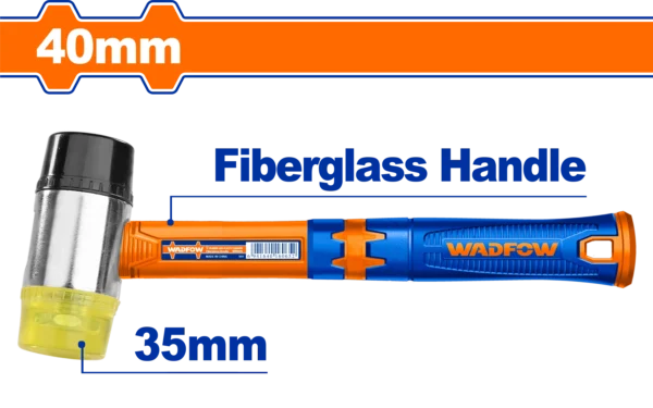 MAZO DE GOMA Y PLASTICO 17OZ/490G M/FIBRA
