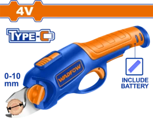 TIJERA DE PODAR INALAMBRICA 10MM 4V WADFOW