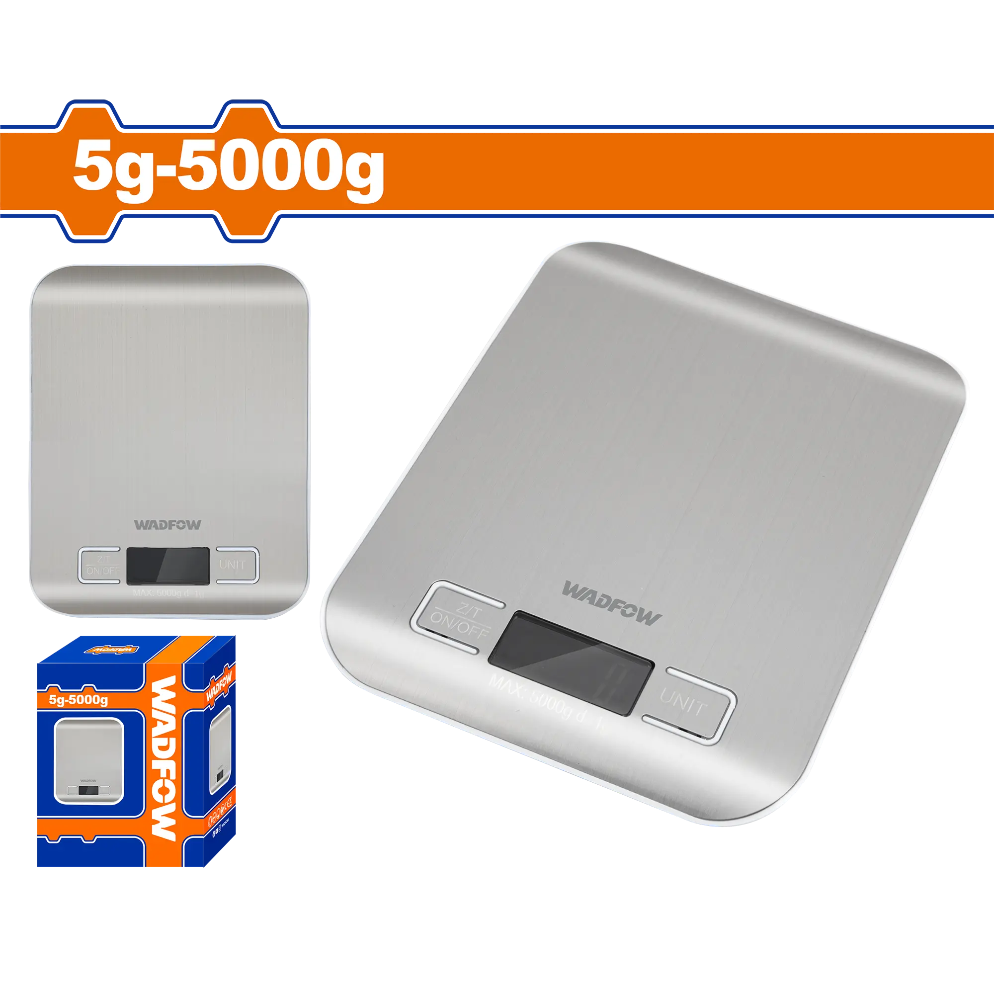 BALANZA DE COCINA DE 5G-5KG WADFOW