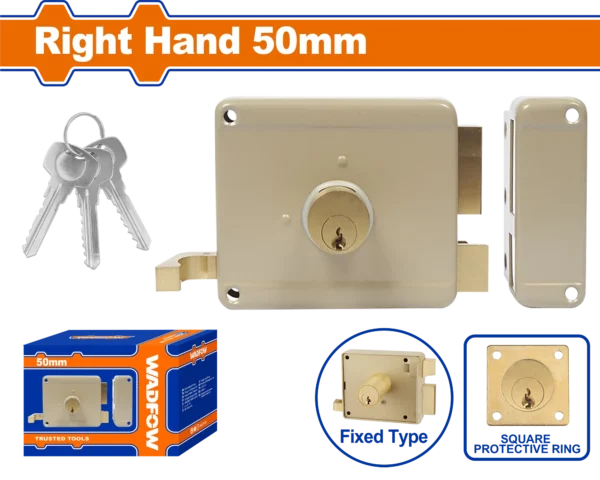 CERRADURA DE SOBREPONER DERECHA 50MM