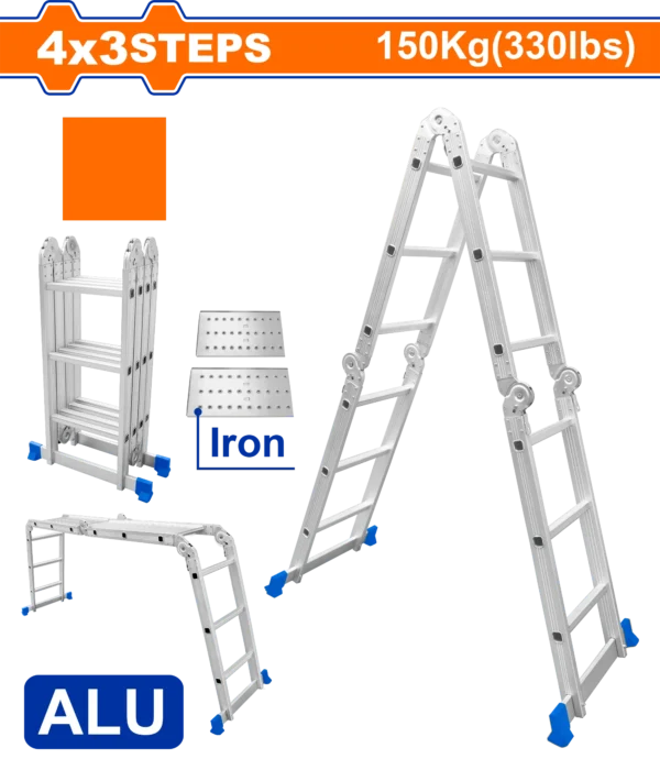ESCALERA MULTIFUNCION 4X3 PASOS