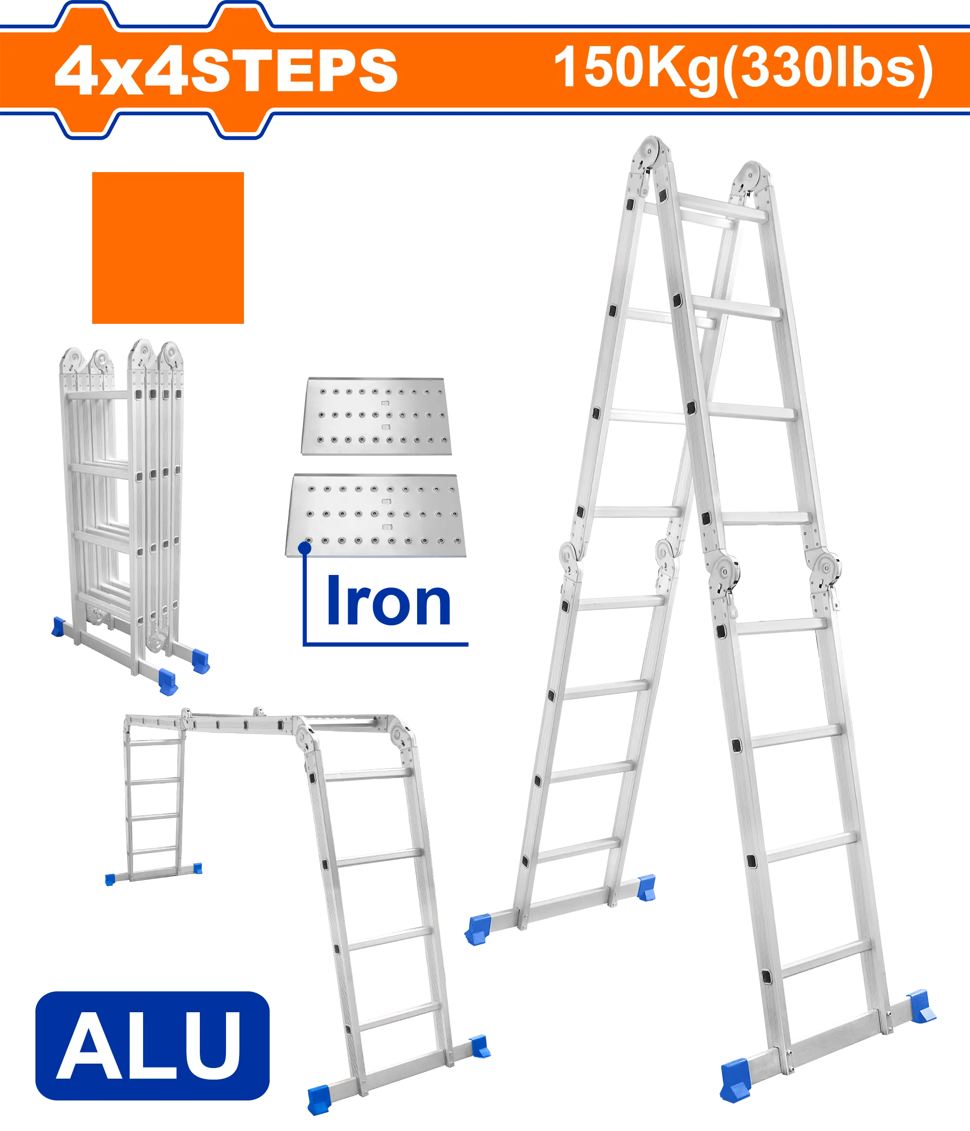 ESCALERA MULTIFUNCION 4X4 PASOS WADFOW