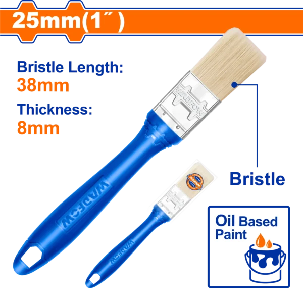 BROCHA PARA PINTURA DE 1" (25 MM) MANGO PLASTICO