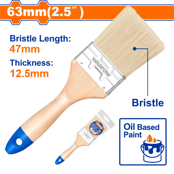 BROCHA PARA PINTURA DE 2,5"(63 MM)
