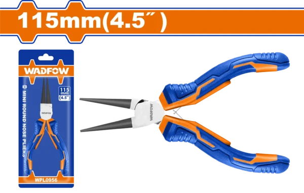 PINZA MINI REDONDA 4,5"" SIN CORTE