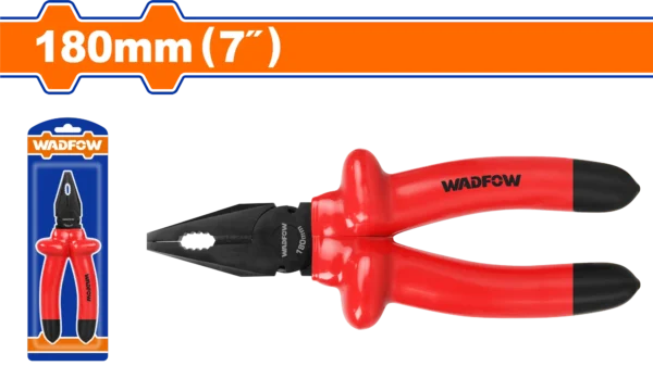 ALICATE AISLADO ELECTRICISTA DE 7" 1000V R/N WADFOW