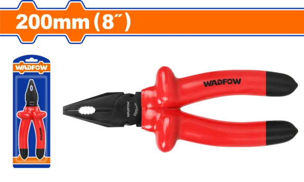 ALICATE AISLADO ELECTRICISTA DE 8" 1000V R/N WADFOW