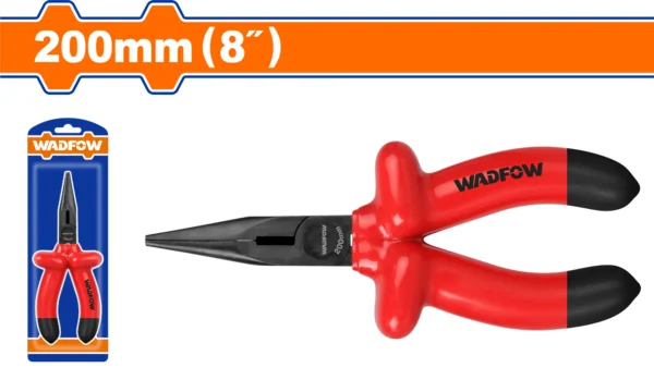 PINZA PUNTA LARGA AISLADO ELECTRICISTA 8" 1000V R/N