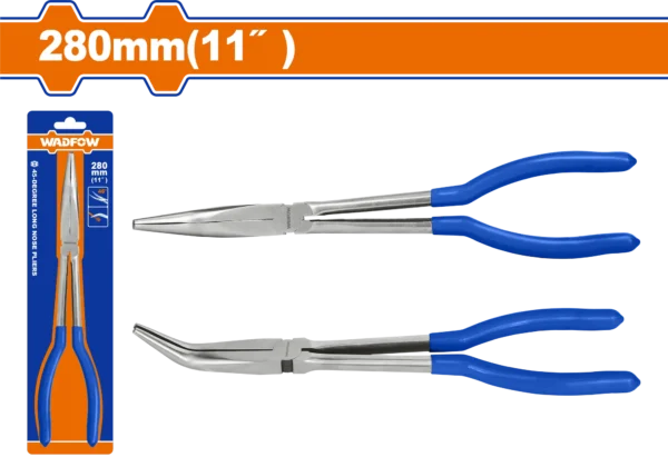 PINZA PUNTA CURVA DE 45GRADOS 11" /280MM