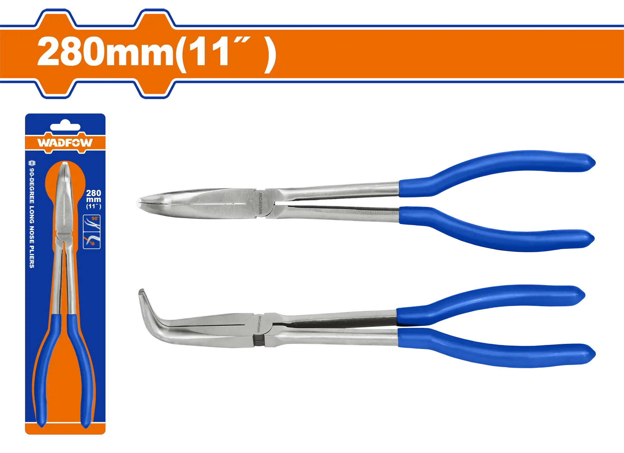 PINZA PUNTA CURVA DE 90 GRADOS 11" /280MM