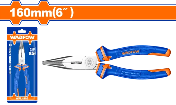 PINZA PUNTA LARGA CABEZA DOBLADA INDUSTRIAL 6"-