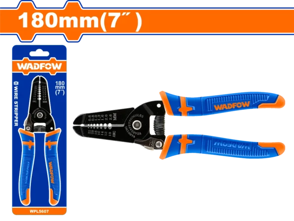 PINZA CORTADORA Y PELADORA DE ALAMBRE 7" PUNTA