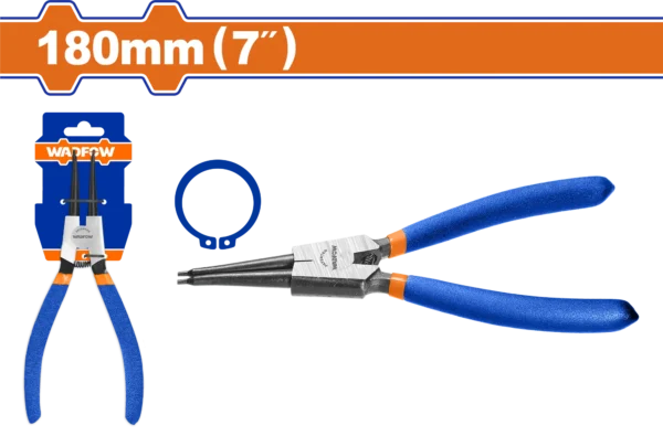 PINZA CIRCLIP CABEZA RECTA 7" (ABR) FUNDA