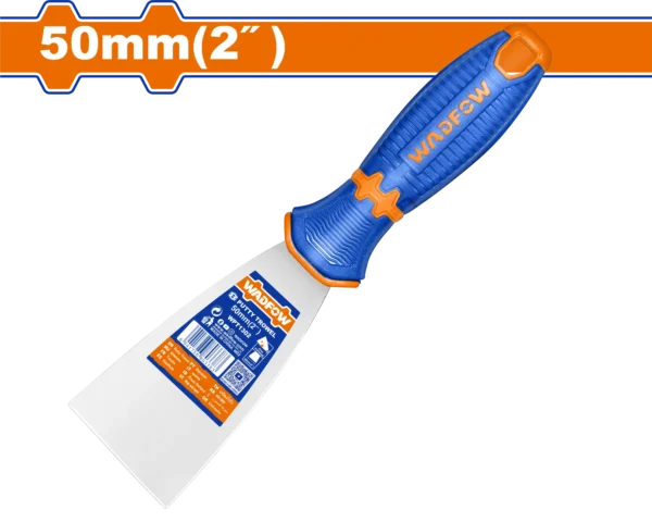 ESPATULA ACERO INOXIDABLE MANGO PLAS,BICOLOR 2"X50MM