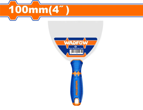 ESPATULA ACERO INOXIDABLE MANGO PLAS,BICOLOR 4"X100MM