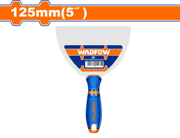 ESPATULA ACERO INOXIDABLE MANGO PLAS,BICOLOR 5"X125MM