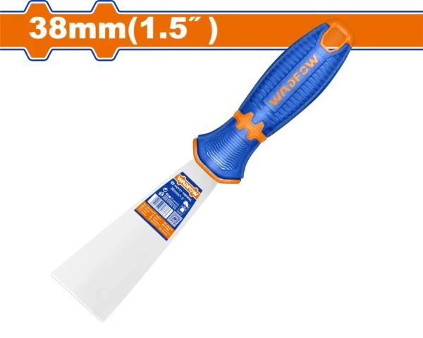 ESPATULA ACERO INOXIDABLE MANGO PLAS,BICOLOR 1.5"X38MM