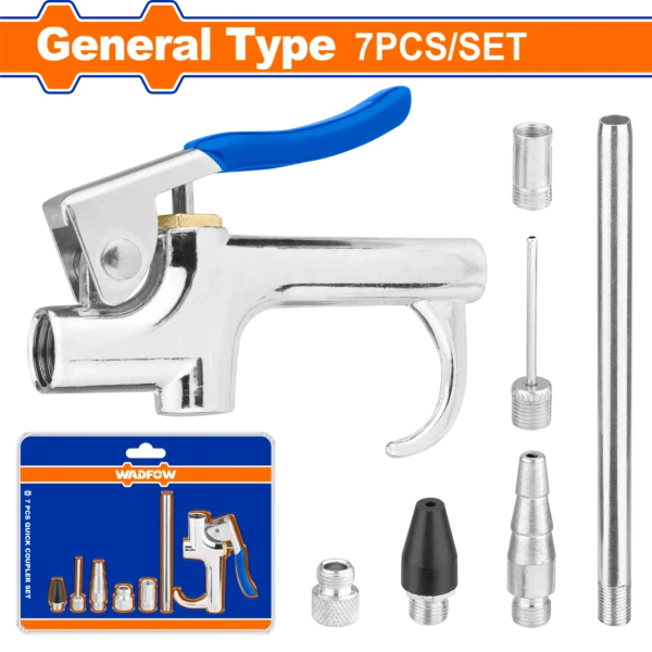 JUEGO DE PISTOLA DE AIRE 7PCS WADFOW