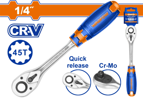 LLAVE RACHA (PALANCA DE MEDIA VUELTA)DE 1/4"