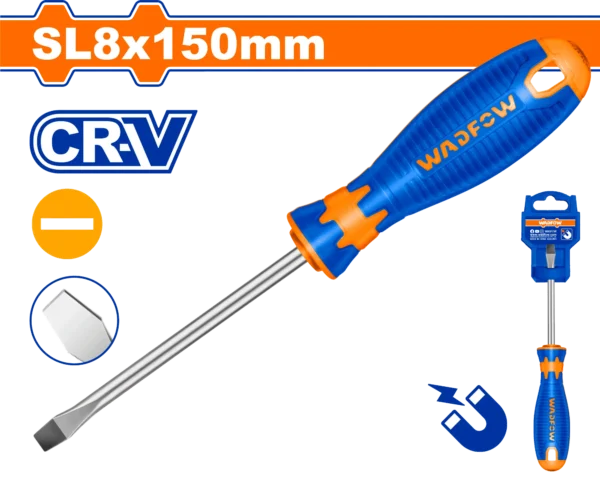 DESTORNILLADOR PLANO 5/16" X 6" BICOLOR FUNDA