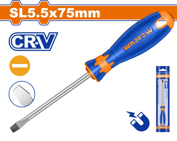 DESTORNILLADOR PLANO 3/16" X 3" BICOLOR FUNDA