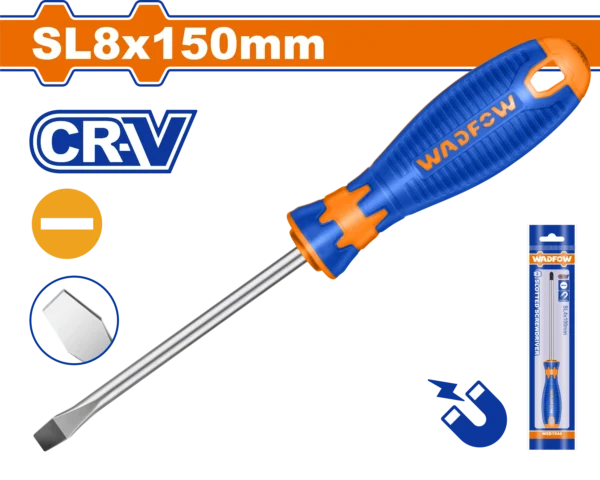 DESTORNILLADOR PLANO 5/16" X 6" BICOLOR FUNDA