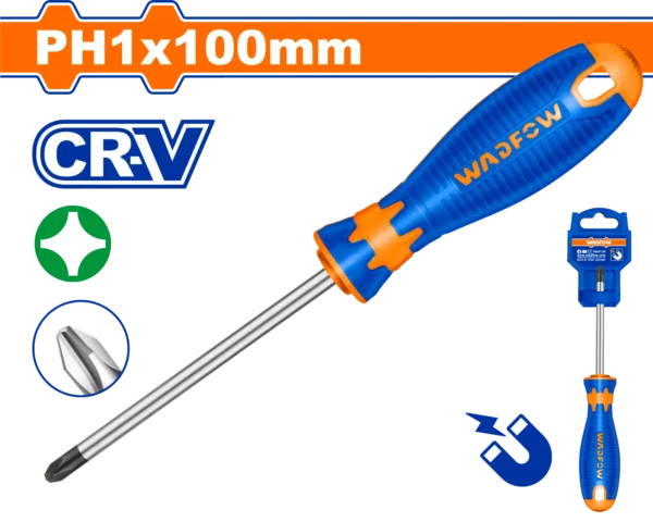 DESTORNILLADOR ESTRELLA 3/16" X 4" BICOLOR BLISTER PH1