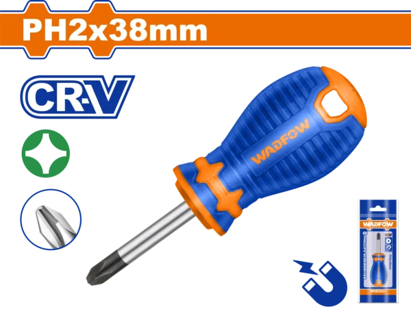 DESTORNILLADOR ESTRELLA 1/4" X 1.1/2" BICOLOR PH2 FUNDA TOROMBOLO