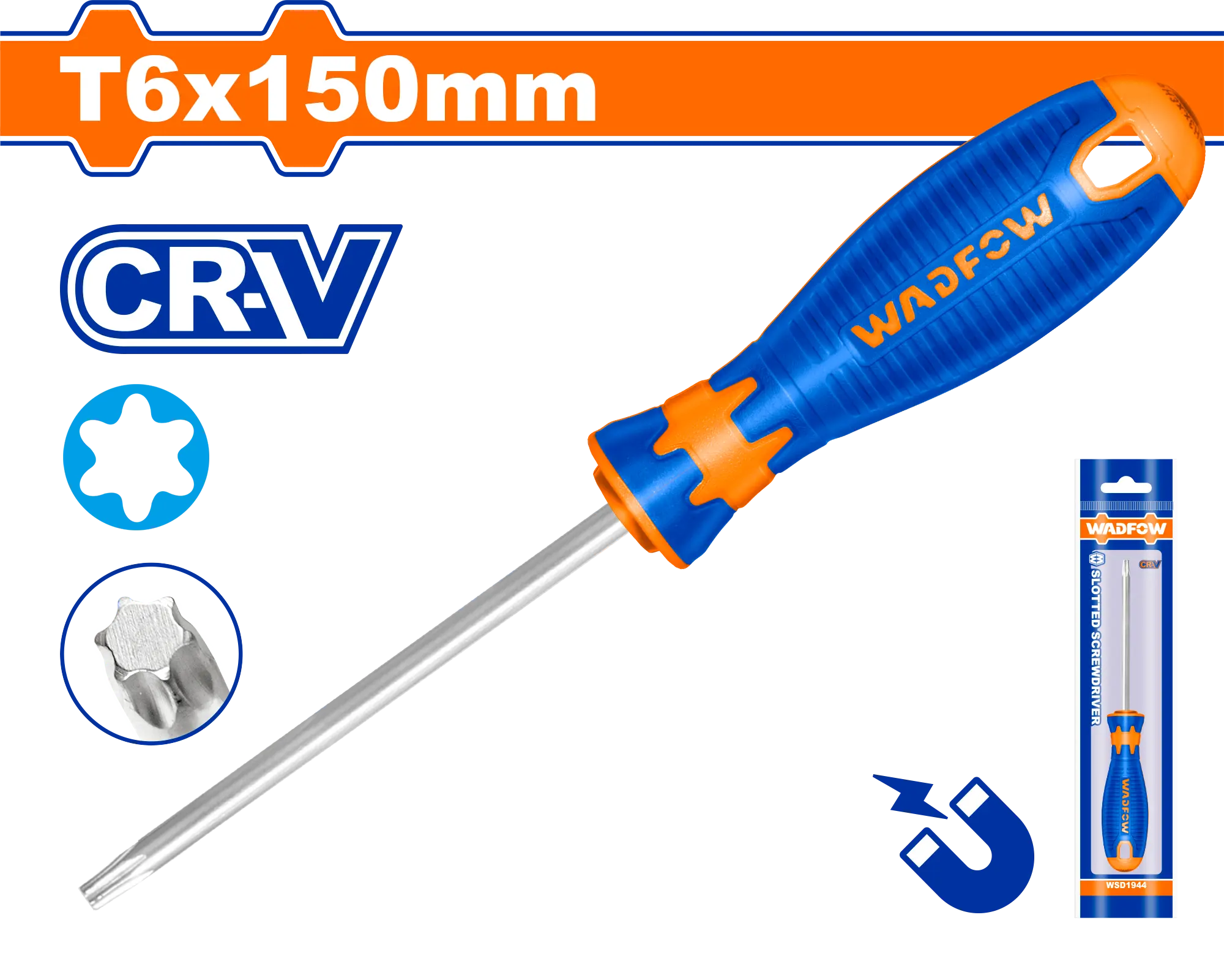 DESTORNILLADOR ESTRELLA 5/16""X 8" BICOLOR FUNDA PH3