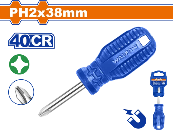 DESTORNILLADOR ESTRELLA 1/4" X 1.1/2" TOROMBOLO AZUL BLISTER