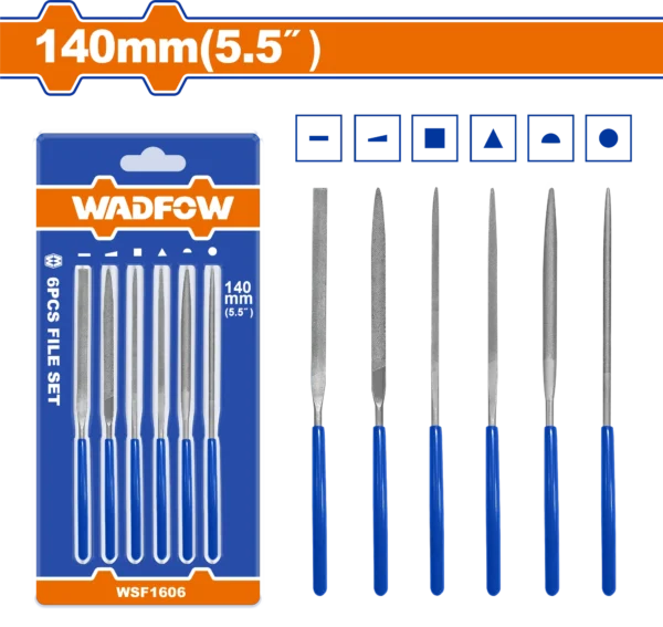 SET LIMAS DE PRESICION 4" 6 PIEZAS P/JOYERO