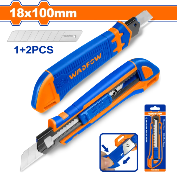 ESTILETE REMOVIBLE 18X100MM CON 3 PCS