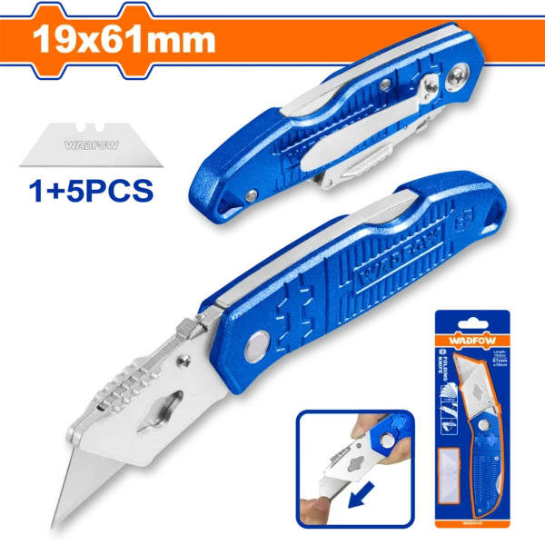 ESTILETE AZUL MULTIUSO 1+5PCS