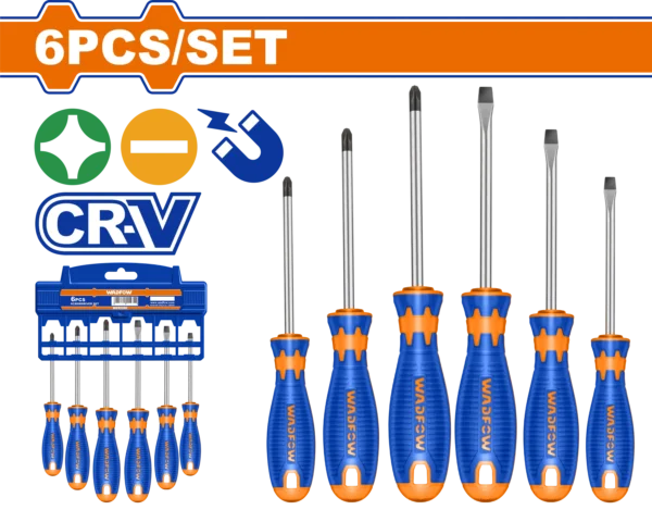 SET DESTORNILLADORES 6 PCS PROFESIONAL