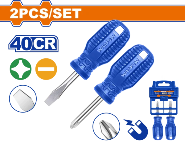 JUEGO DESTOR/TOROMBOLO AZUL 1/4"X 1.1/2" BLISTER 2 PCS ESTRE/PLANO