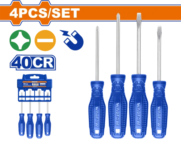 JUEGO DE DESTORNILLADORES DE 4 PIEZAS