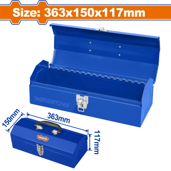 CAJA DE HERRAMIENTAS DE ACERO 363X150X117
