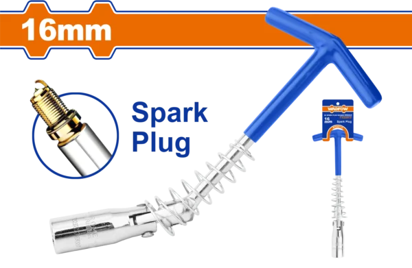 LLAVE DE BUJIAS CON MANGO EN T 16MM
